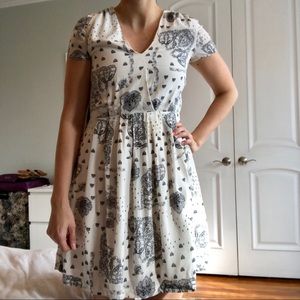 Parisian Printed Dress